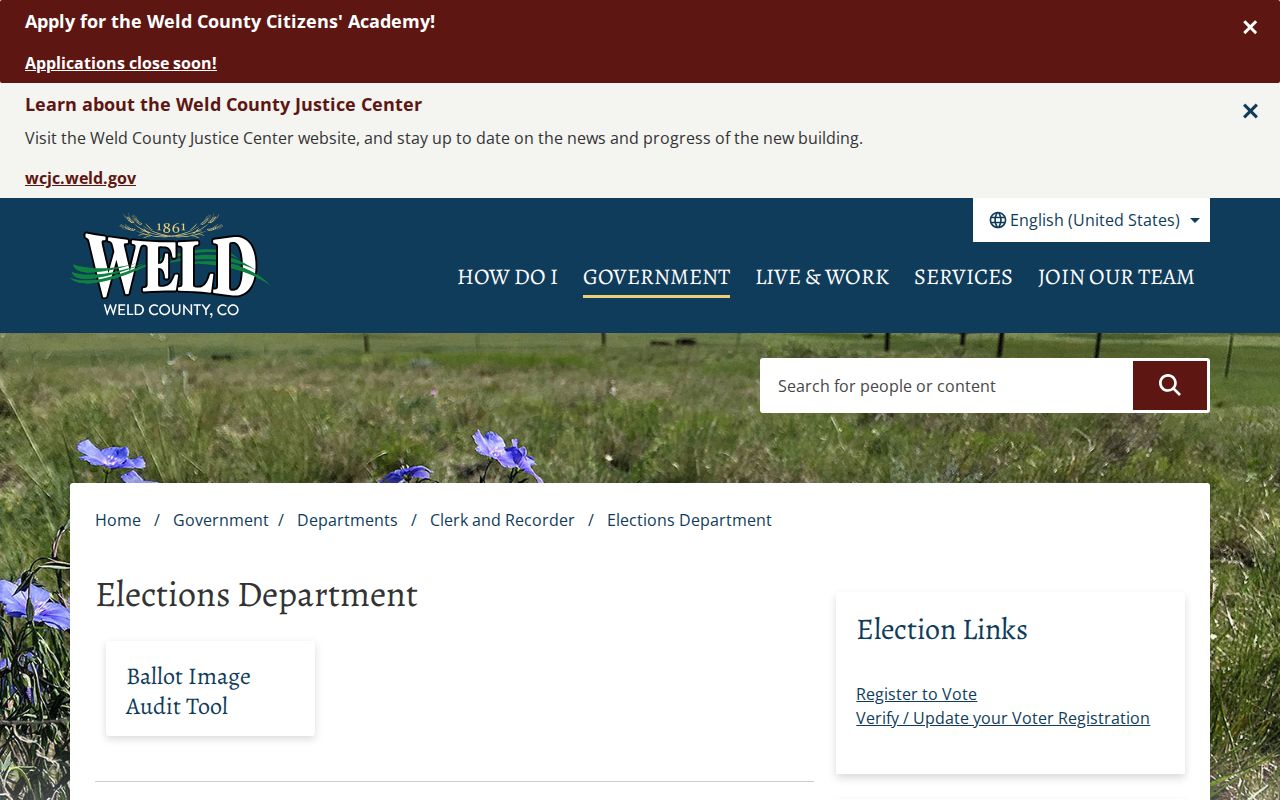 Weld County neighbors elections and precinct resources